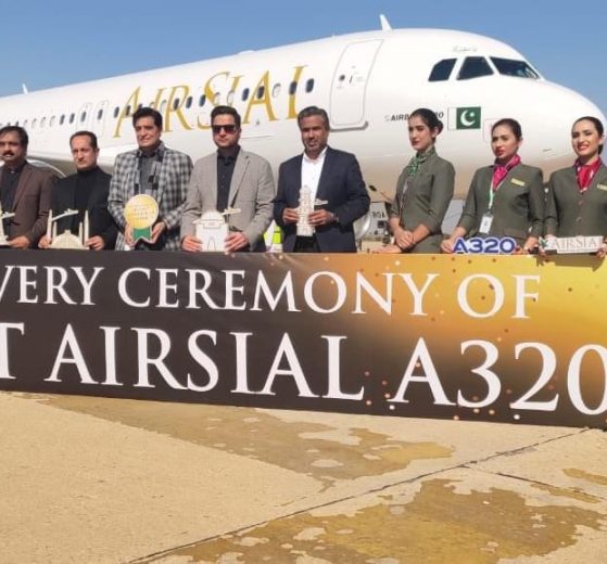 Air Sial Management with their first Aircraft