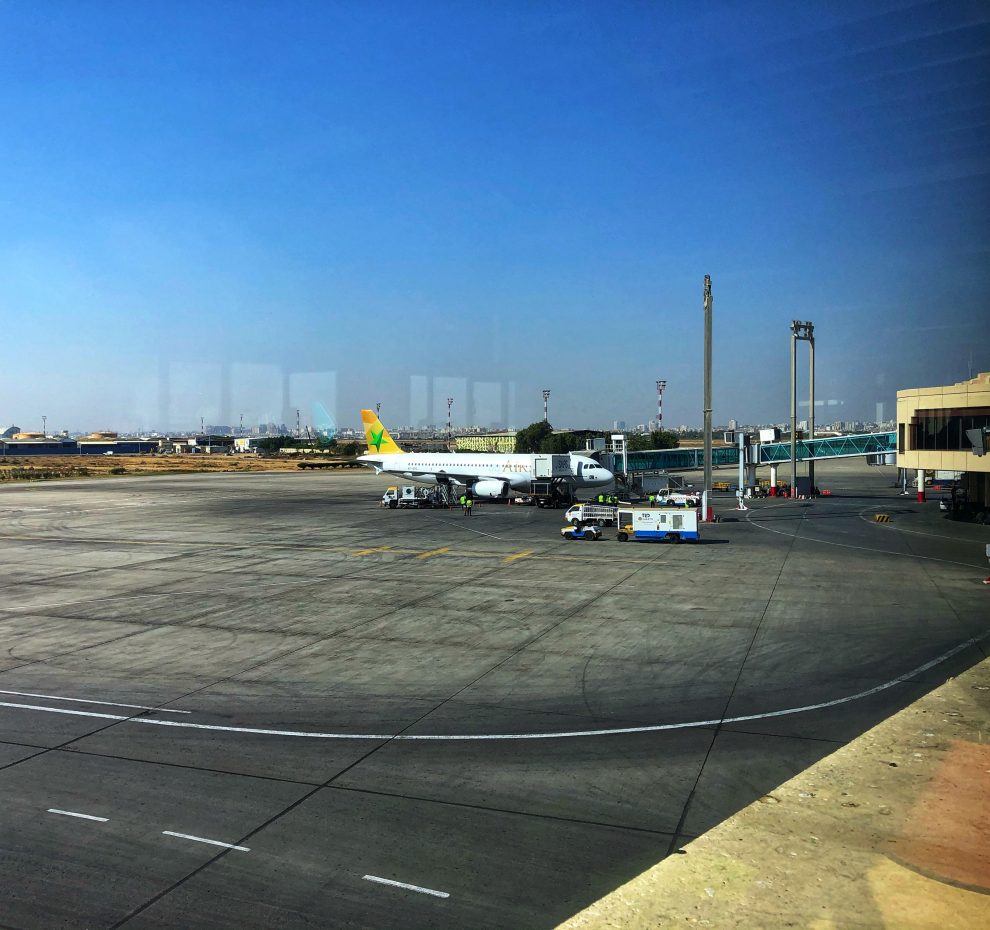 Air Sial Airbus A320 at Karachi Airport