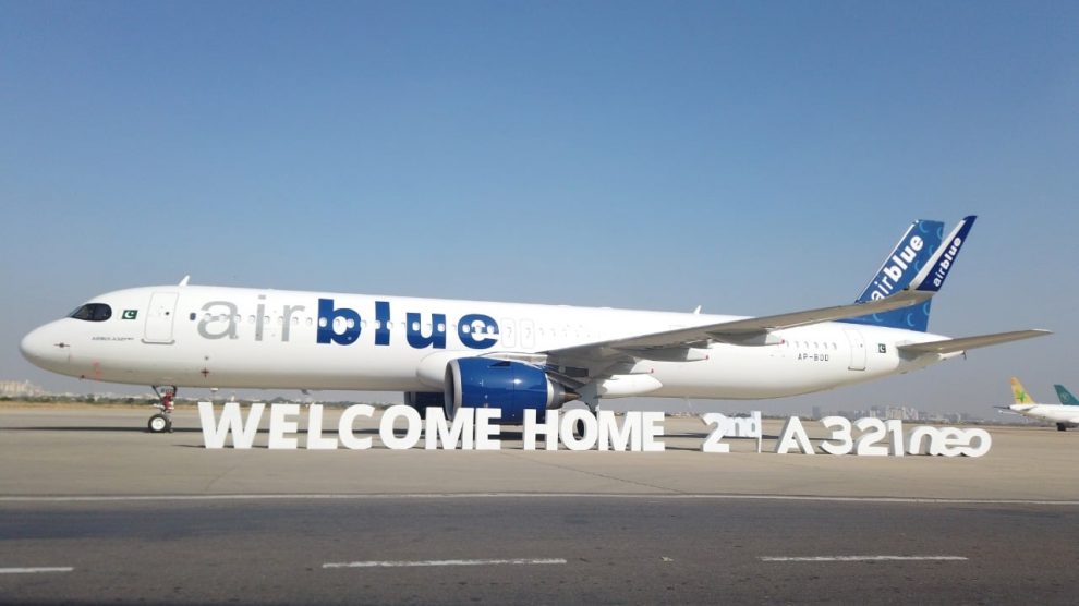 Airblue's Airbus A321 neo AP-BOD
