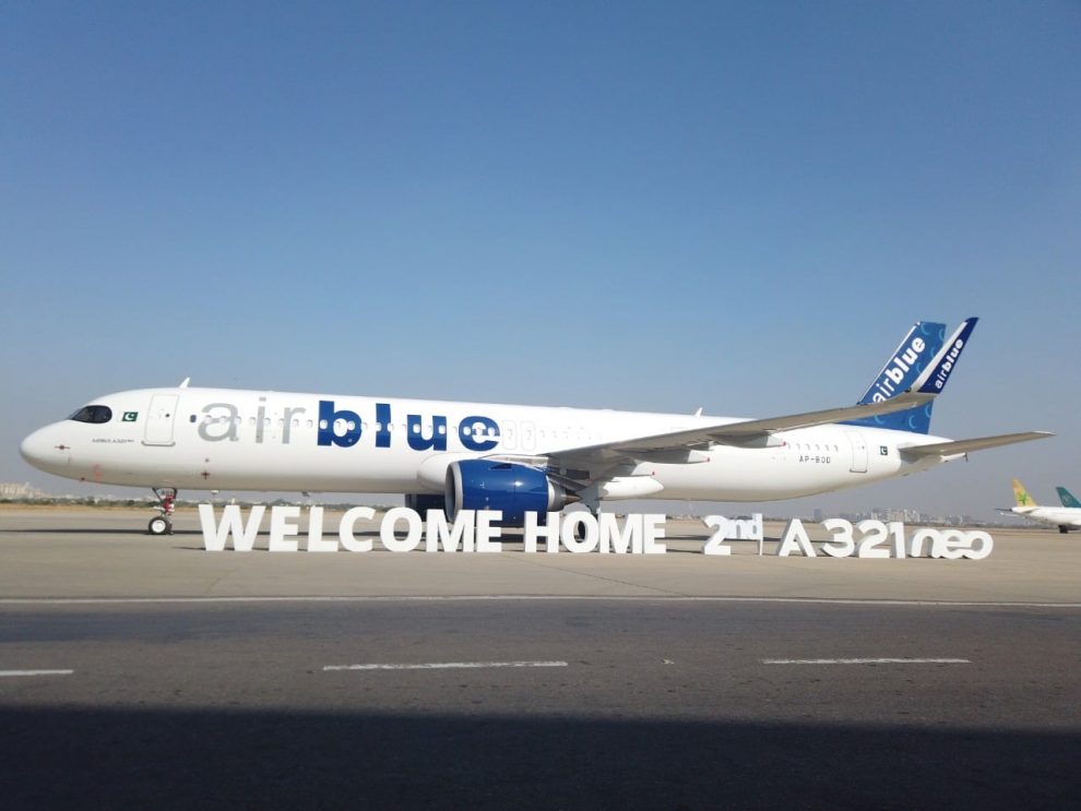 Airblue's Airbus A321 neo AP-BOD